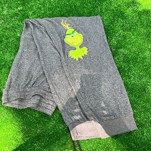The Grinch jogger style sweatpants